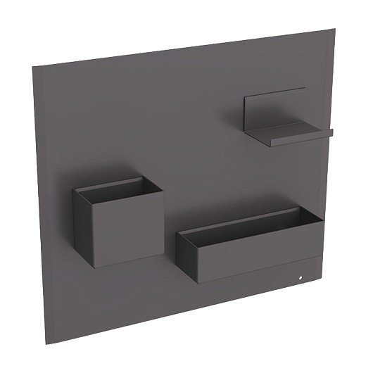 Комплект магнитной доски 449 x 388 x 75 мм, цвет: лавовый матовый 500.649.JK.2 