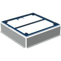 Инсталляционная рама Geberit для душевых поддонов Setaplano, до 100 см, с 4 ножками: B=90см, L=90см