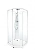 Задние стенки IDO Showerama 10-5 Comfort 90х90 см 558.301.00.1 прозрачное стекло, профиль белый