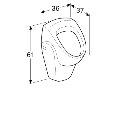 Писсуар Geberit Renova Nr.1 235300000