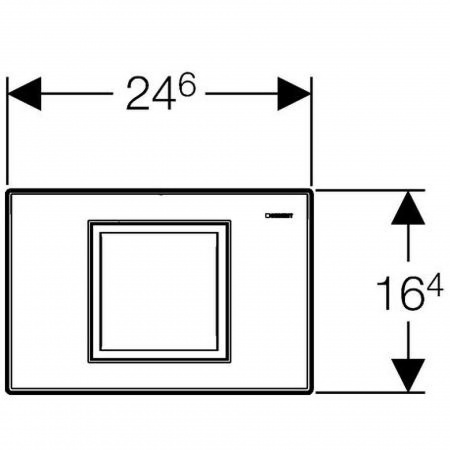 Смывная клавиша Geberit Delta 40 115.130.11.1