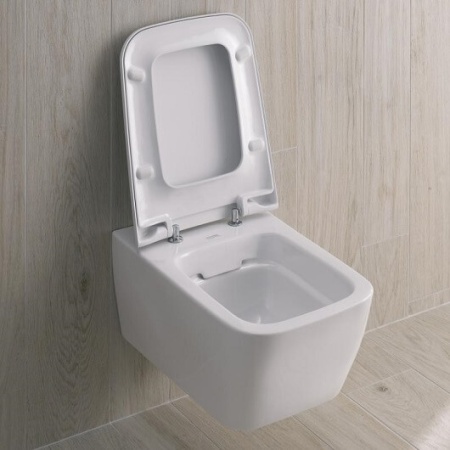 Унитаз подвесной Geberit iCon Square 201950000 безободковый