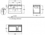 Тумба под раковину 88 см Keramag Xeno2 807692000