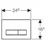 Смывная клавиша Geberit Sigma 50 115.788.GH.5 нержавеющая сталь