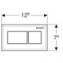 Клавиша смыва Geberit 116.053.KA.1, хром