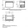 Тумба под раковину 75 см Geberit Citterio 500.557.JJ.1