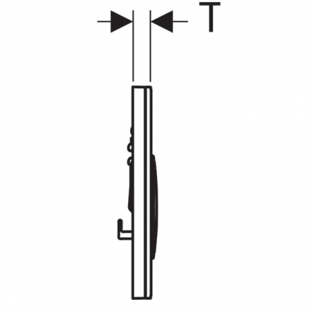 Клавиша смыва Geberit Sigma 21 115.652.JM.1, сланец Mustang