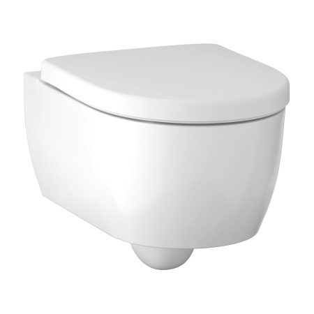 Подвесной унитаз Geberit iCon 204070000 безободковый укороченный