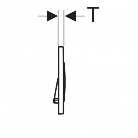 Клавиша смыва Geberit Sigma 20 115.882.11.1, белый
