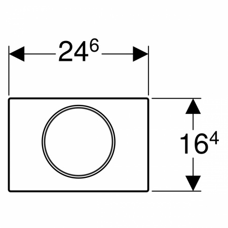 Смывная клавиша Geberit Sigma 10 115.787.SN.5